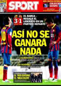 Portada diario Sport del 23 de Febrero de 2014