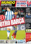 Portada Mundo Deportivo del 23 de Febrero de 2014