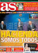 Portada diario AS del 25 de Febrero de 2014