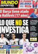 Portada Mundo Deportivo del 27 de Febrero de 2014