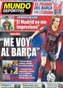 Portada Mundo Deportivo del 1 de Marzo de 2014