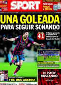 Portada diario Sport del 3 de Marzo de 2014