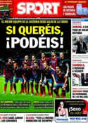 Portada diario Sport del 11 de Marzo de 2014