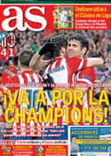 Portada diario AS del 12 de Marzo de 2014