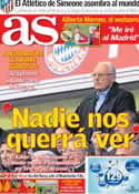 Portada diario AS del 13 de Marzo de 2014