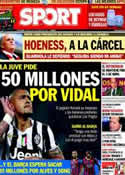 Portada diario Sport del 15 de Marzo de 2014