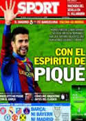 Portada diario Sport del 21 de Marzo de 2014