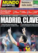 Portada Mundo Deportivo del 22 de Marzo de 2014