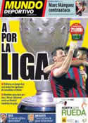 Portada Mundo Deportivo del 23 de Marzo de 2014