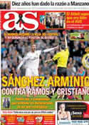 Portada diario AS del 25 de Marzo de 2014