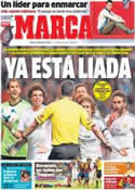 Portada diario Marca del 25 de Marzo de 2014