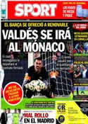 Portada diario Sport del 28 de Marzo de 2014