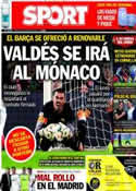 Portada diario Sport del 28 de Marzo de 2014