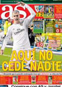 Portada diario AS del 30 de Marzo de 2014