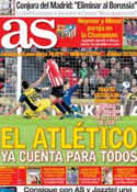 Portada diario AS del 31 de Marzo de 2014