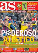 Portada diario AS del 2 de Abril de 2014