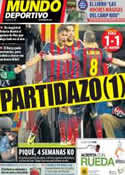 Portada Mundo Deportivo del 2 de Abril de 2014