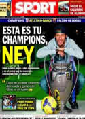 Portada diario Sport del 7 de Abril de 2014