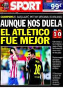 Portada diario Sport del 10 de Abril de 2014