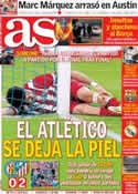 Portada diario AS del 14 de Abril de 2014