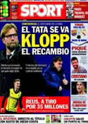 Portada diario Sport del 14 de Abril de 2014