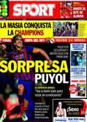 Portada diario Sport del 15 de Abril de 2014