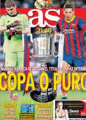 Portada diario AS del 16 de Abril de 2014