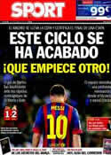 Portada diario Sport del 17 de Abril de 2014