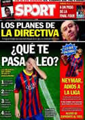 Portada diario Sport del 18 de Abril de 2014