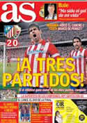 Portada diario AS del 19 de Abril de 2014