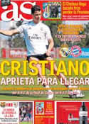 Portada diario AS del 21 de Abril de 2014