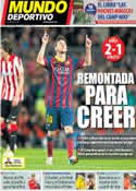 Portada Mundo Deportivo del 21 de Abril de 2014