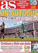 Portada diario AS del 23 de Abril de 2014