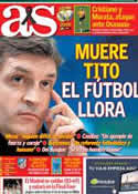 Portada diario AS del 26 de Abril de 2014