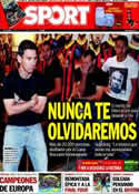 Portada diario Sport del 27 de Abril de 2014