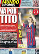 Portada Mundo Deportivo del 28 de Abril de 2014