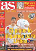 Portada diario AS del 3 de Mayo de 2014