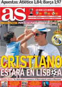 Portada diario AS del 9 de Mayo de 2014