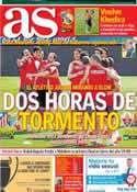 Portada diario AS del 11 de Mayo de 2014