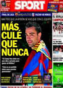 Portada diario Sport del 15 de Mayo de 2014