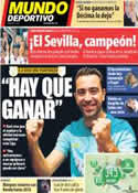 Portada Mundo Deportivo del 15 de Mayo de 2014