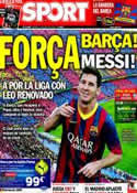 Portada diario Sport del 17 de Mayo de 2014