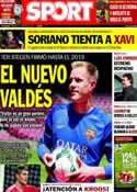 Portada diario Sport del 23 de Mayo de 2014