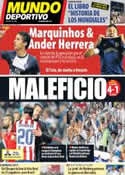 Portada Mundo Deportivo del 25 de Mayo de 2014