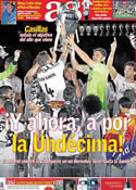 Portada diario AS del 26 de Mayo de 2014