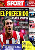 Portada diario Sport del 30 de Mayo de 2014