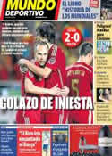 Portada Mundo Deportivo del 31 de Mayo de 2014