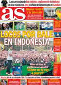 Portada diario AS del 2 de Junio de 2014