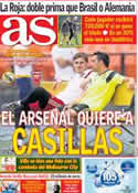 Portada diario AS del 6 de Junio de 2014