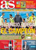 Portada diario AS del 13 de Junio de 2014